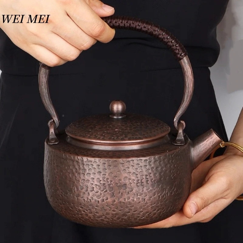 Vintage Copper Tea Pot 2