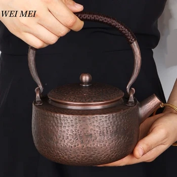 Vintage Copper Tea Pot 2