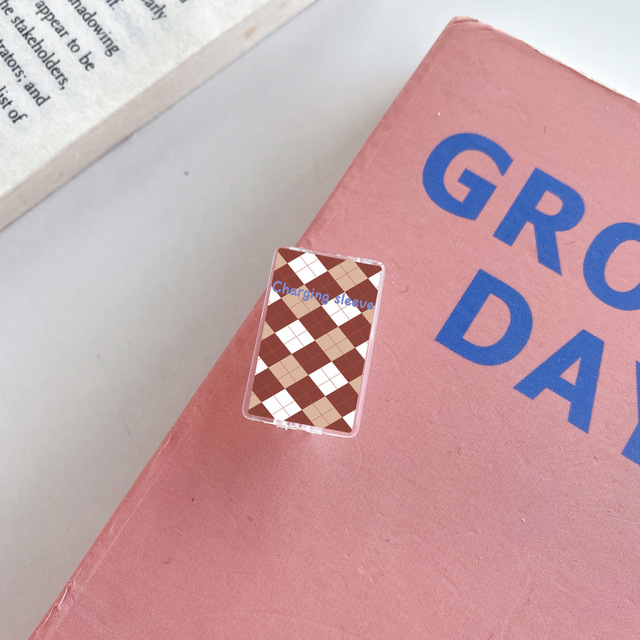 Cable Protector Cute Checkerboard Charger Protector Cable Organizer For iPhone Universal Data Line Cord Cable Winder