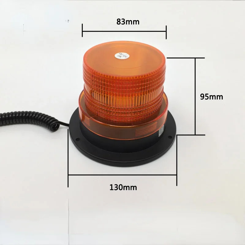 Car Strobe Light Emergency Car Rotating Traffice Indication Flash Beacon Light LED Orange Blue Red Flash Warning