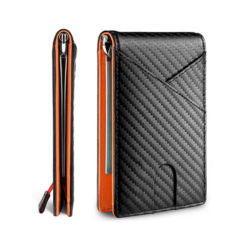 MINI PORTAFOGLIO UOMO RFID in Fibra di Carbonio - Resistente - Varie