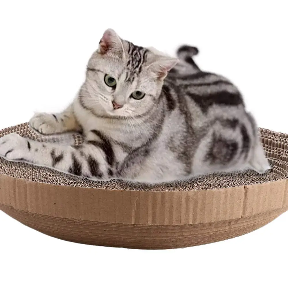 

Anti-scratch Round Kitten Household Cat Toys Cat Scratch Pad Cat Scratch Board Pet Supplies Corrugated Paper Replacement Core