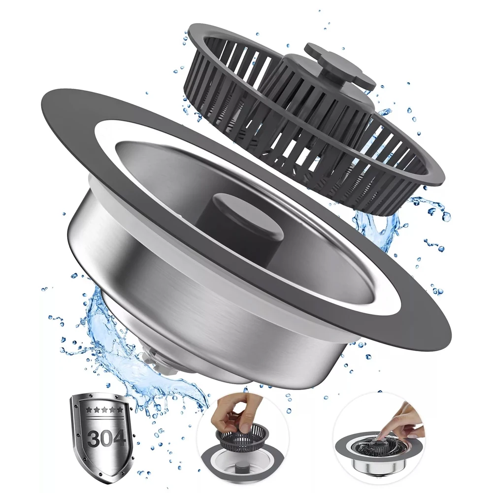 

Фильтр для слива кухонной раковины, выдвижная пробка с сердечником, заглушка для волос, ситечко для раковины в ванной, ситечко для слива в кухню, ванную комнату