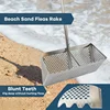 Discover Beach combing Companion Stainless Steel Shark Tooth Sifter With Collapsible Design Anti Rust Metal Spade For Digging 5