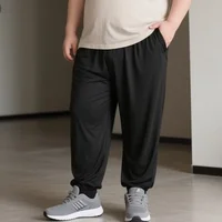 Extra Large plus Size Men's Sweatpants Casual Sports Loose Thickened Trousers Comfortable Breathable Men's Long Pants
