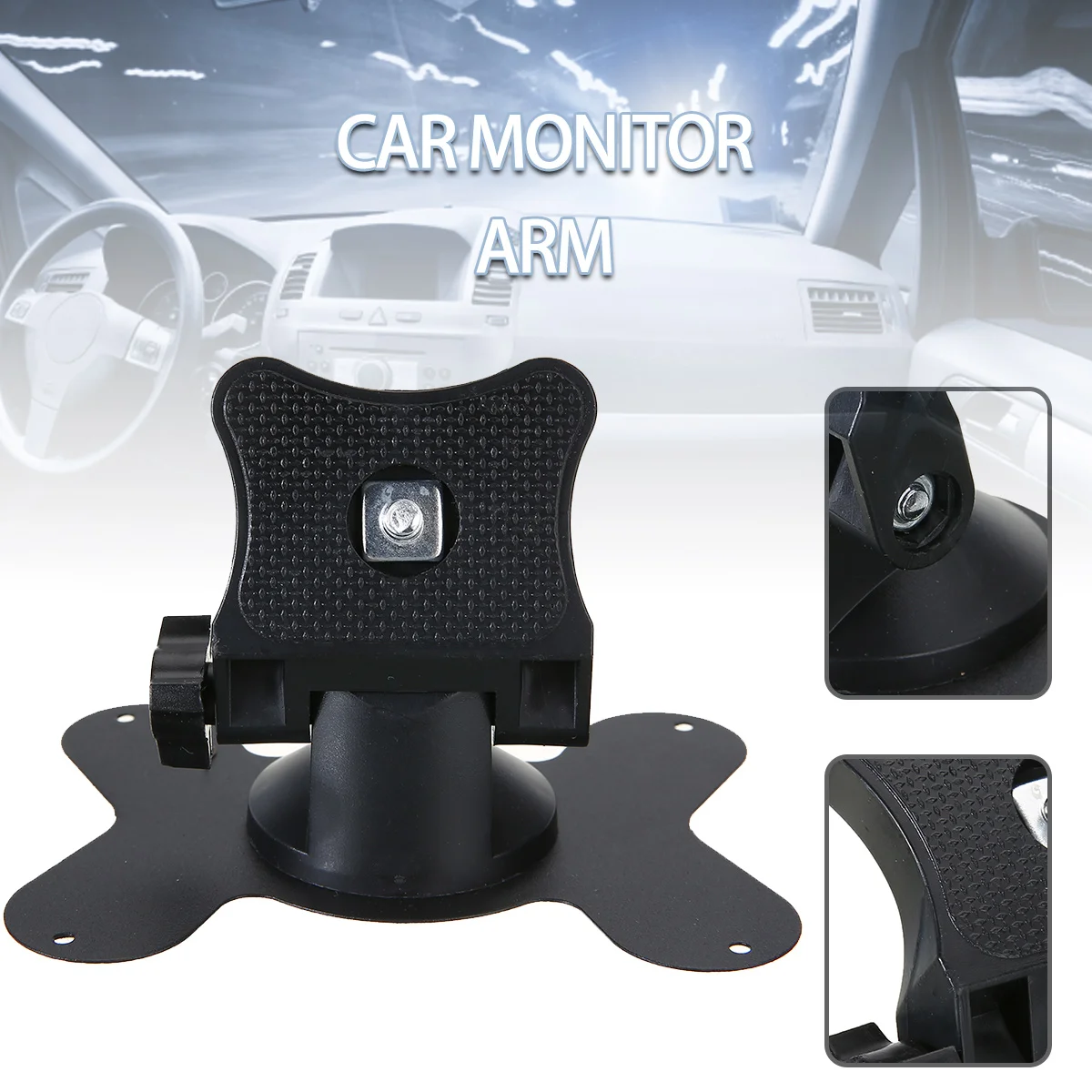

Mayitr 1pc Car 7 inch/9 inch TFT LCD Monitor Screen Display Stand Holder Adjustable Desktop Vehicle Mount Bracket