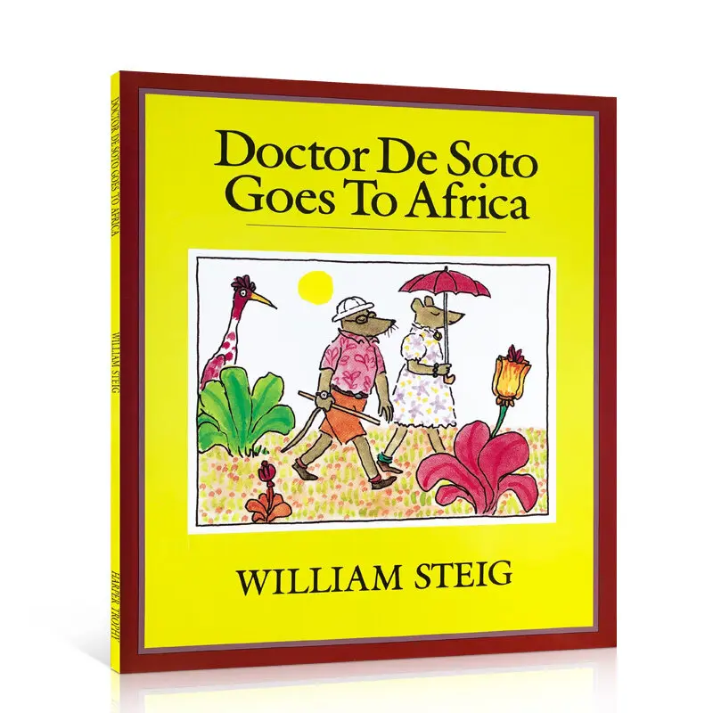 

Milu Original English Picture Book Doctor De Soto Goes To Africa Children's