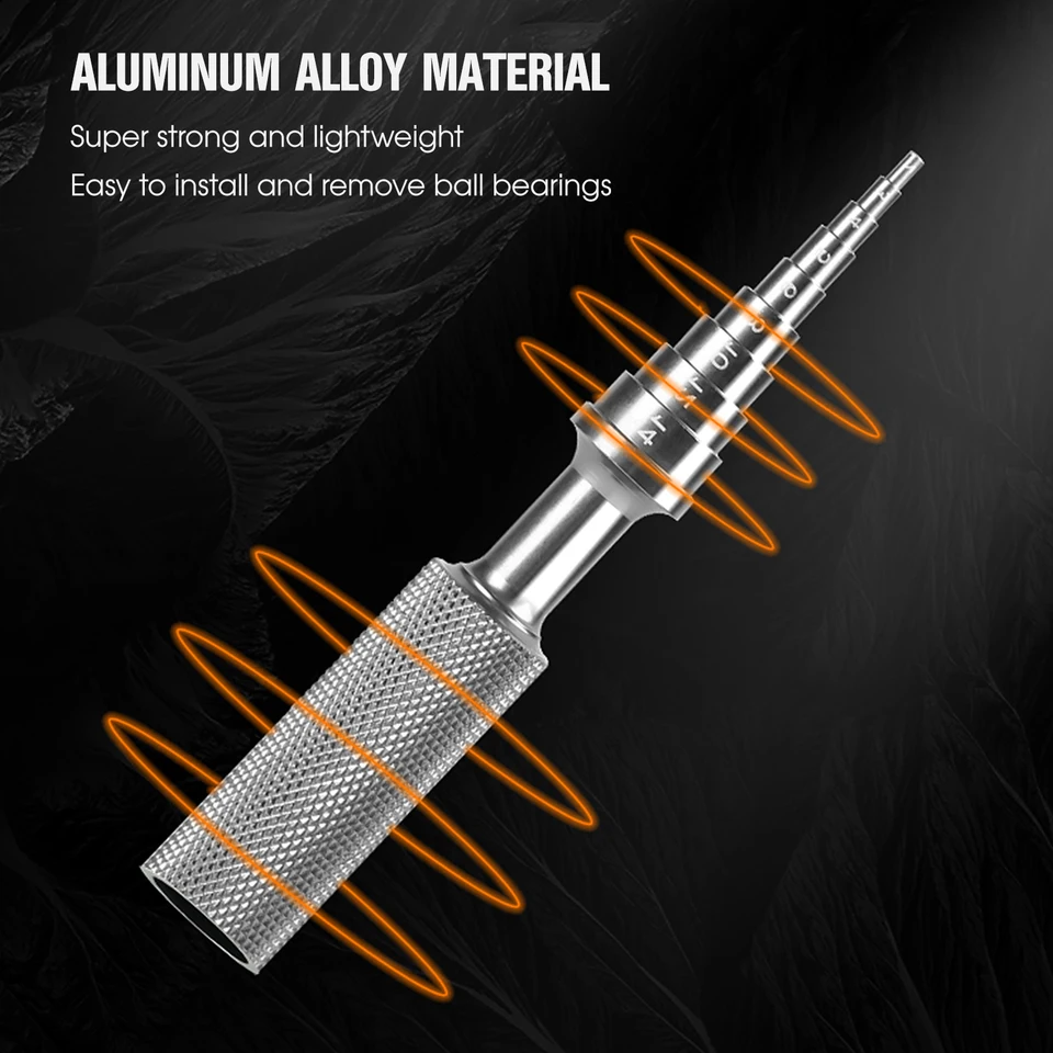 Tbest Le Roulement à Billes De RC Enlèvent L'outil, L'outil De Vérification De Roulement De Bille D'hélicoptère De Voiture De RC Installent L'outil D' Extracteur De Retrait 2/3/4/5/6/8/10/12 / 14mm