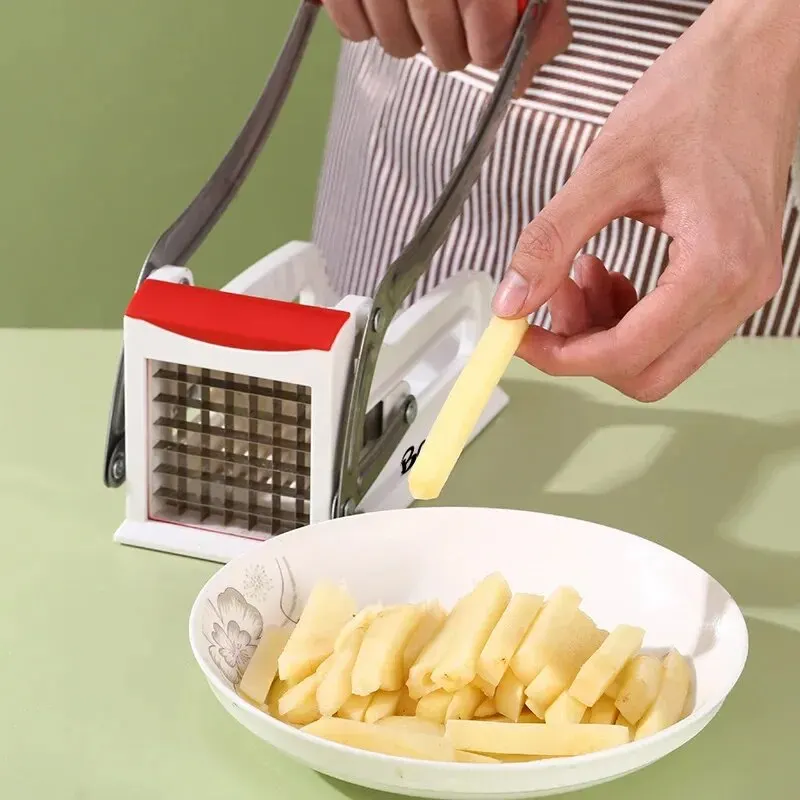Electric Stainless Steel Fries Cutting Machine Potato Slicer  Multifunctional Fruit And Vegetable Cutting Machine - Manual French Fry  Cutters - AliExpress
