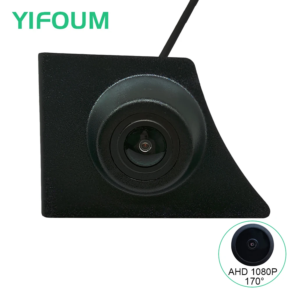 

AHD 1080P рыбий глаз CCD Автомобильная камера переднего вида для парковки с положительным логотипом для Volkswagen Passat 2019 2020 2021 ночное видение водонепроницаемая