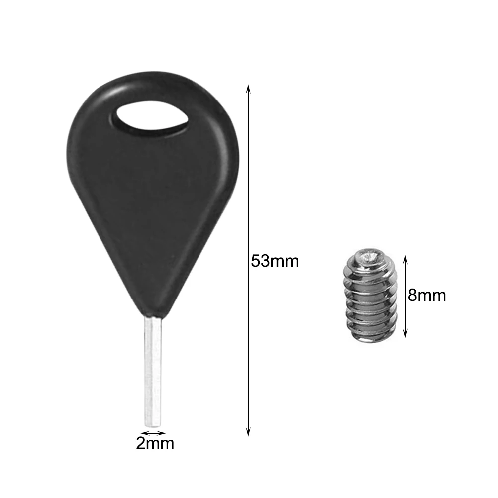 Stainless Steel Surf Board Fin Key Wrench with 6 Screws Tool for FCS Longboard Wrench with Fin Key Screws Kits