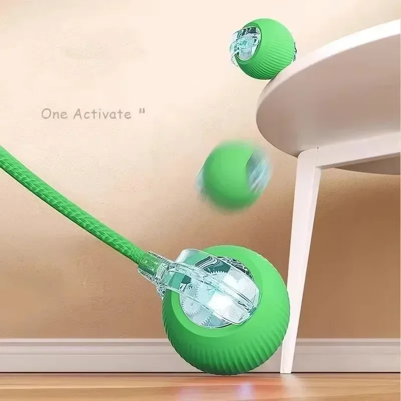 1/2PCS Smart Dog Toy Ball Electronic Interactive Pet Toy Moving Ball USB Automatic Move Bouncing Puppy Birthday Gift Cat Product 6