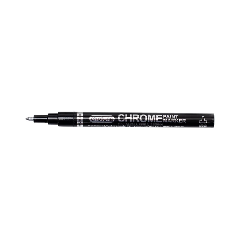 Electroplating Mirror Silver Paint Pen 0.7/mm1mm/3mm Nib paint marker pen,paint pen,marker pens,markers pen