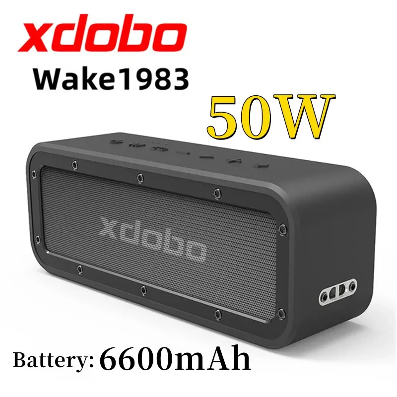 

XDOBO 1983 50W High Power Bluetooth Gaming Speakers TWS 3D Stereo Subwoofer Wireless Sound Column Outdoor Portable Waterproof