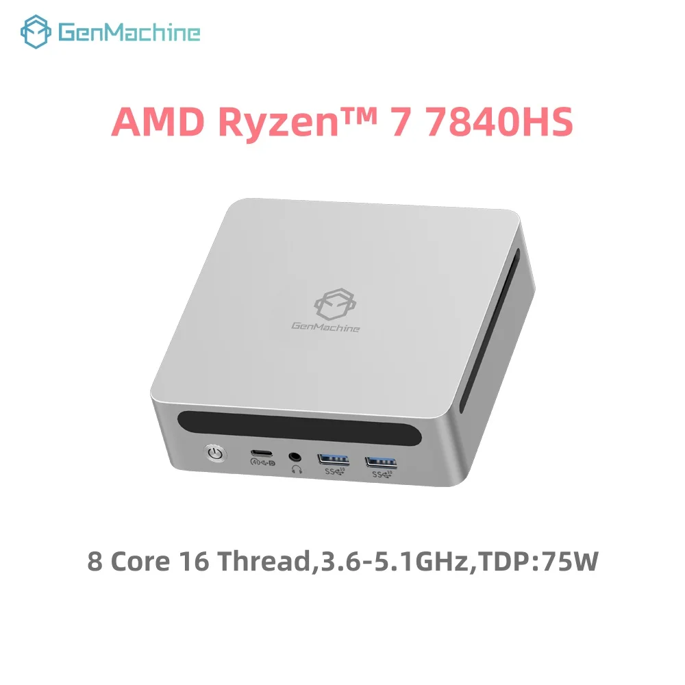 Ryzen7840HS ES品 / GenMachine / ベアボーン Ryzen 7840HS ES品 / GenMachine / ベアボーン GenMachine Mini PC