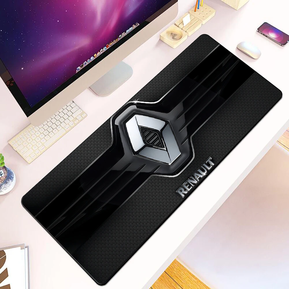

Luxury Brand Renaults logo Mousepad HD Printing Computer Gamers Locking Edge Non-slip Mouse Pad XXL90x40cm Keyboard PC Desk Pad