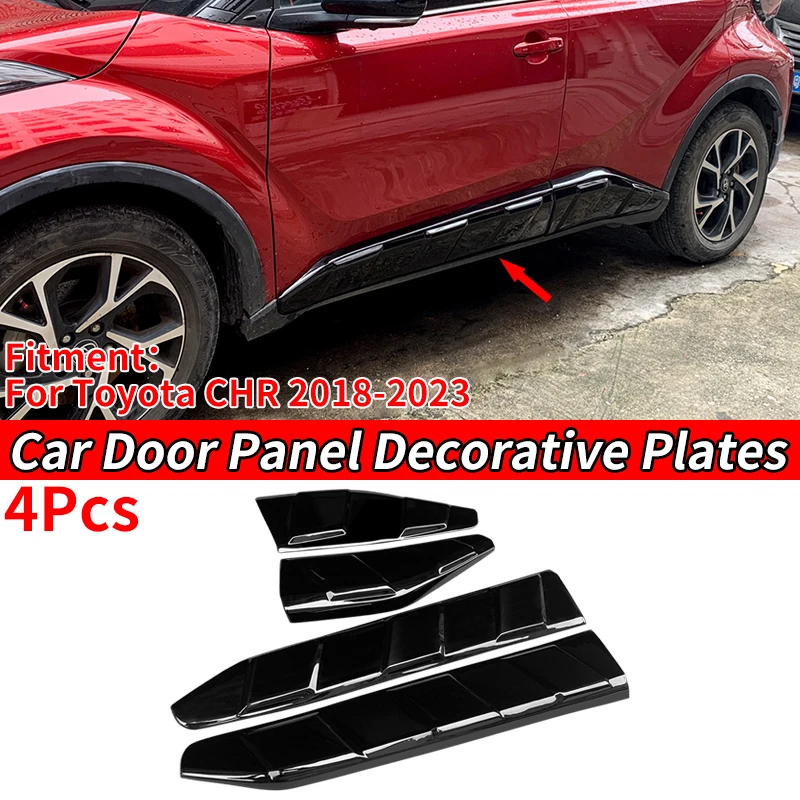 Car Door Protector Decorative Exterior Upgrade Carbon Fiber Look Accessories  ABS For Toyota CHR 2018 2019 2020 2021 2022 2023 - AliExpress