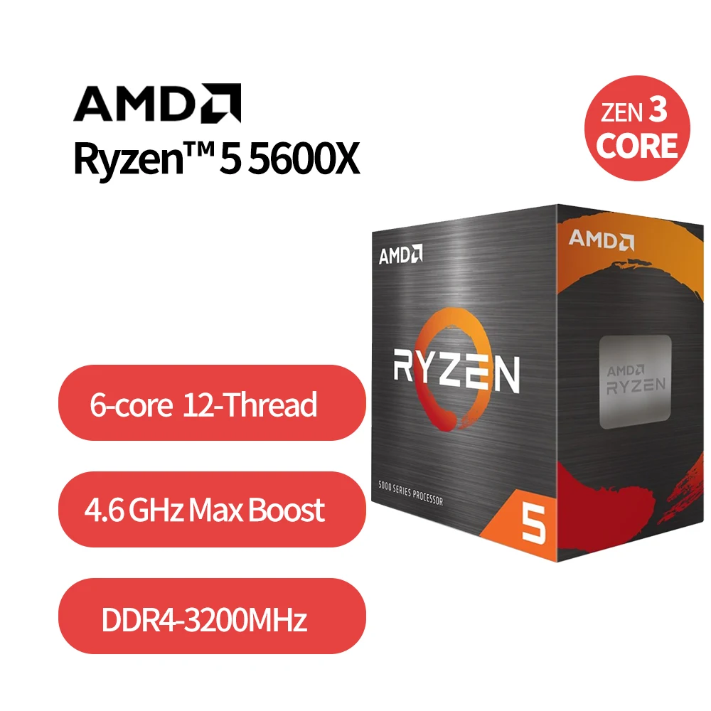 新品未開封 AMD Ryzen 5 5600X with Cooler 送料込み