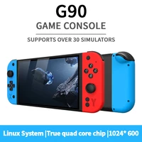G90 PSP 7 pouces 64GB 4000mAh console de jeu portable arcade adapté pour PSP/PS1 rétro TV contrôleur de jeu cadeau pour garçons 1