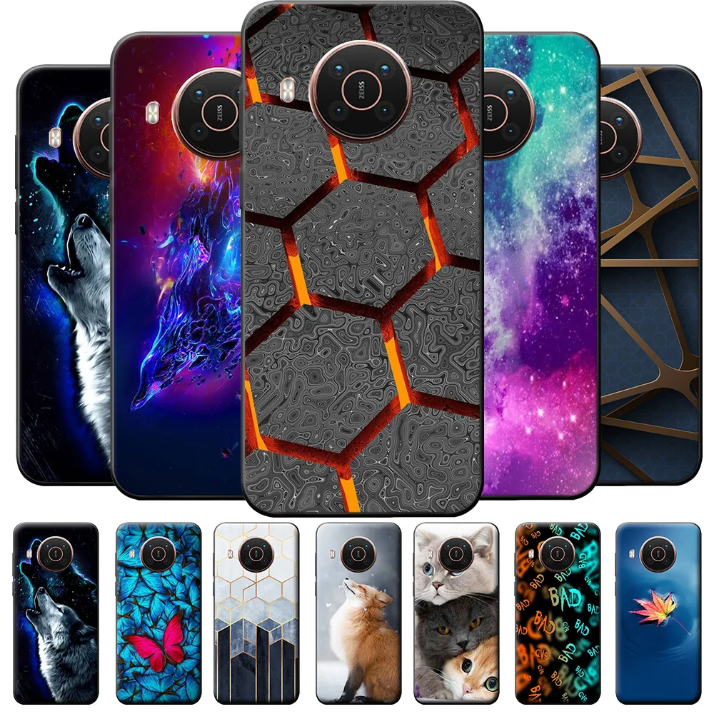 Per Nokia X20 Custodia X10 X30 5G X100 Animali Custodia Morbida In Silicone Per Nokia X10 X30 5G X100 Custodie Per Telefoni Per Nokia X20 Fundas Coque