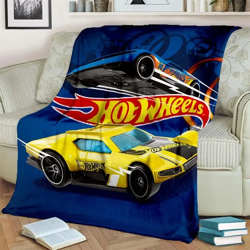 3D Print H-Hot Wheels Lightweight  Flannel Throw Blanket,Multi-purpose Holiday Gift Blanket Warm And Soft Blankets All Seasons 3