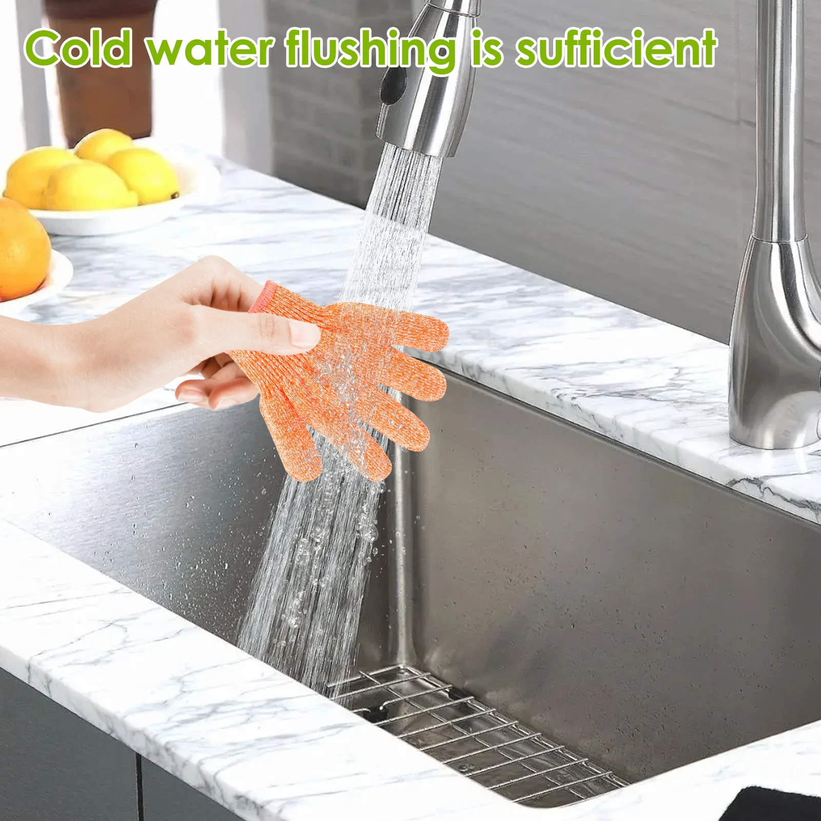 4 Pairs Cut Resistant Gloves 5 Protection Kids Anti-cutting Gloves Kitchen Cutting Protection for Cooking Wood Carving XS