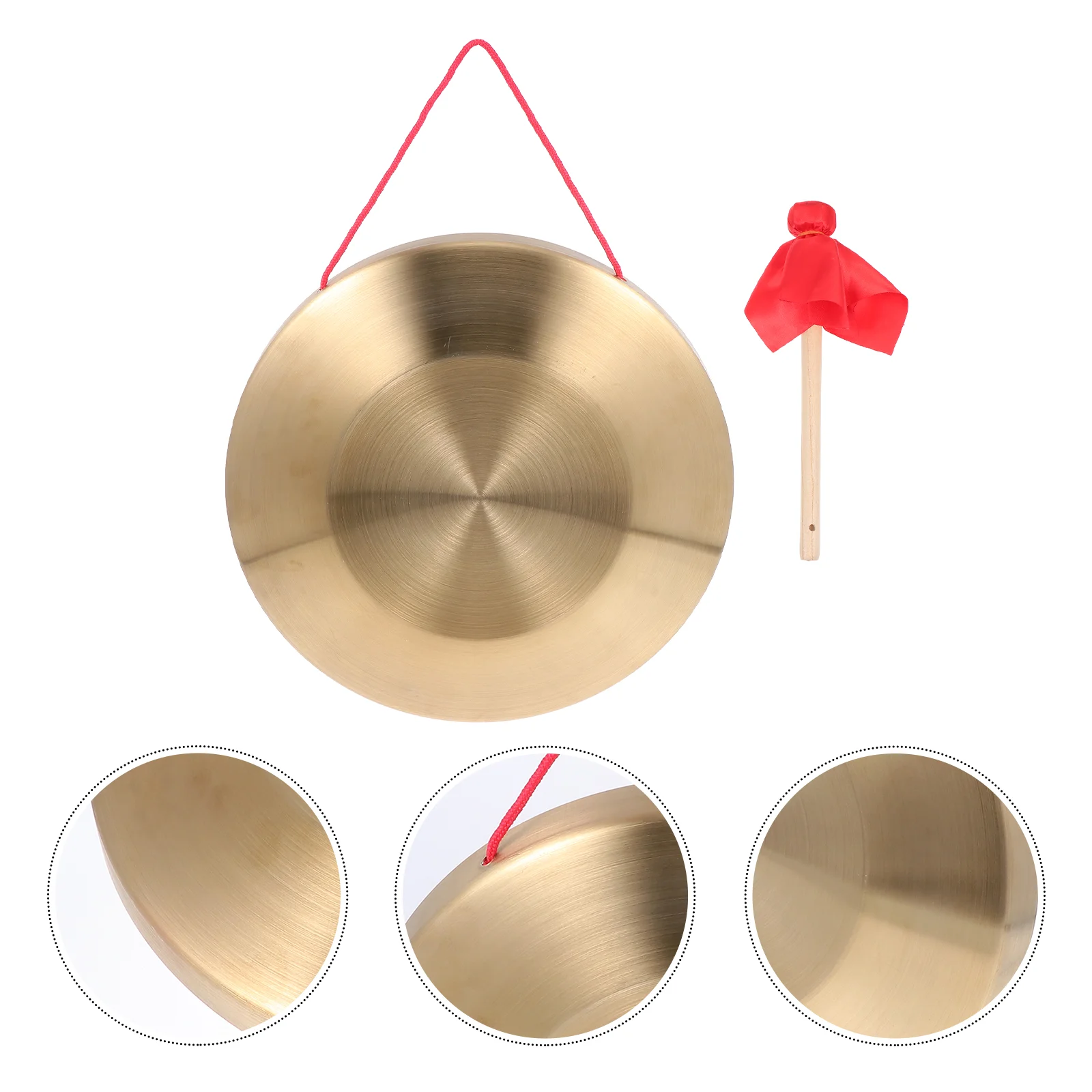 

Percussion Instruments Opera Gong Hand Gong Cymbals Brass Copper Gong Chapel Percussion Instrument with Round Play Music drum