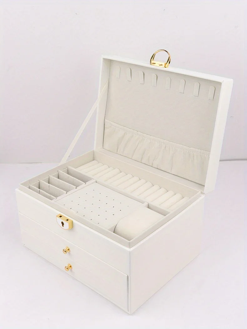 1PC Jewelry Storage Box | Necklace Earrings Organizer Case | Elegant Jewelry Gift Box P... - SKU JSB01217 - UGI Packaging