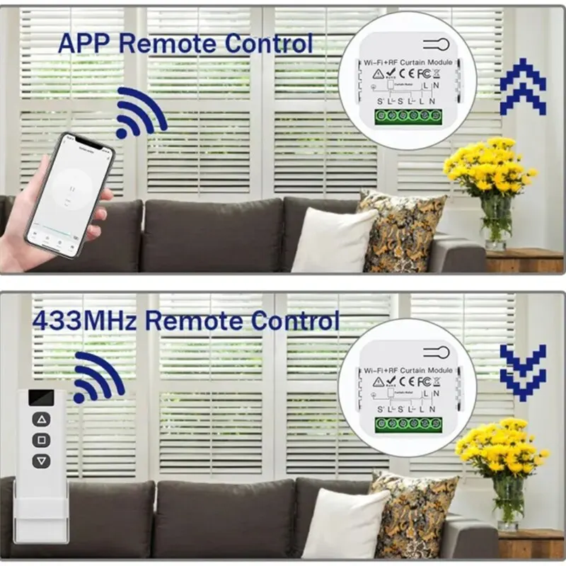 Рисунок 3 - Wi-Fi подключенный роликовый затвор
