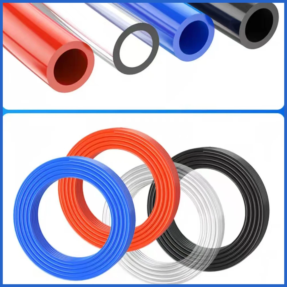 1M-100M Air Component Hose Polyurethane Tubing 4mm 6mm 8mm 10mm 12mm 14mm 16mm Pipe Line Hose Pneumatic Tube for Compressor