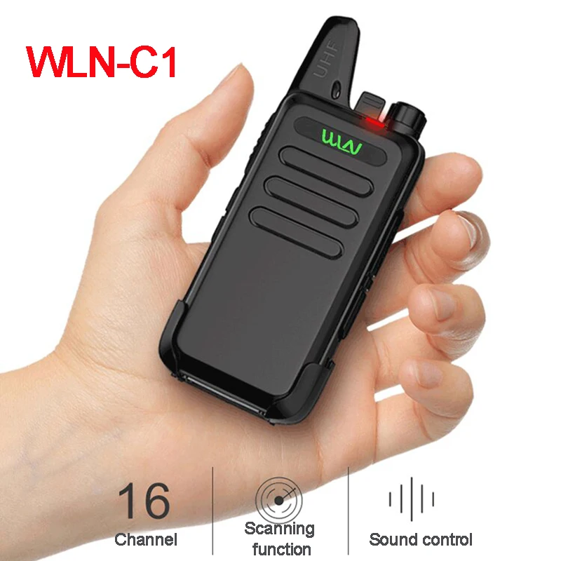 1/2/4 шт WLN C1 рация UHF 400 470MHz