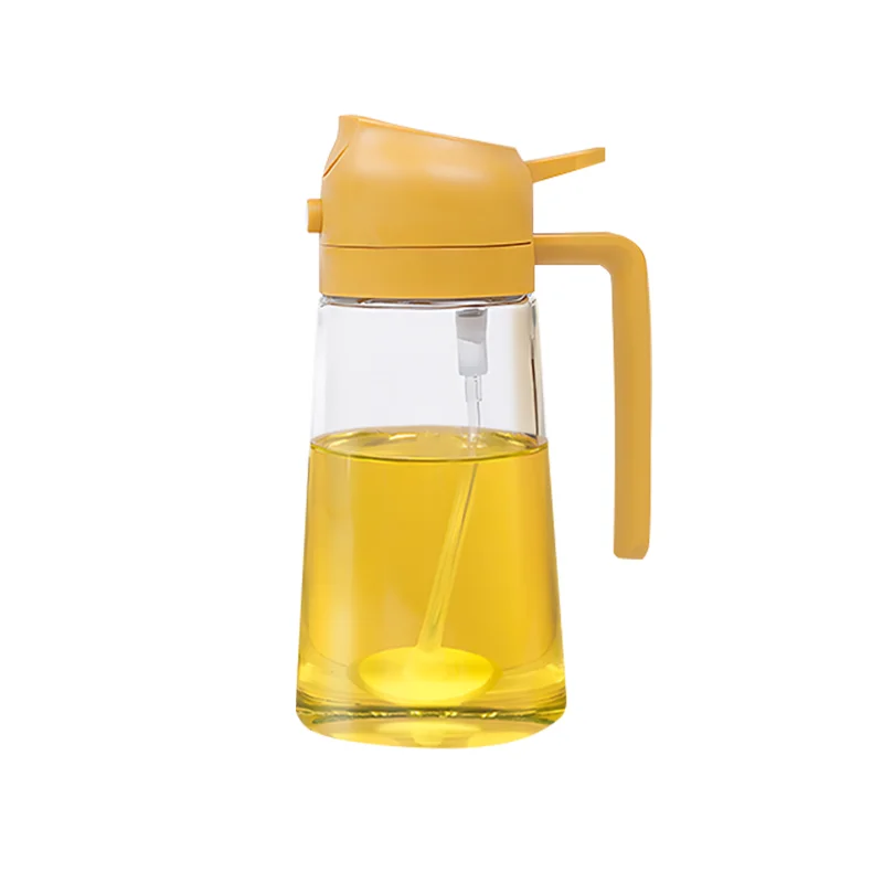 Multi-Purpose Oil Sprayer Bottle - 500ml Plastic Dispenser