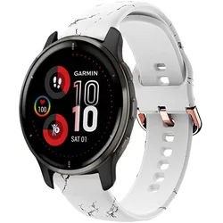 20mm Silicone Smart Watch Strap - Universal Fit Watchband Bracelet - GarminMove Sport (B)