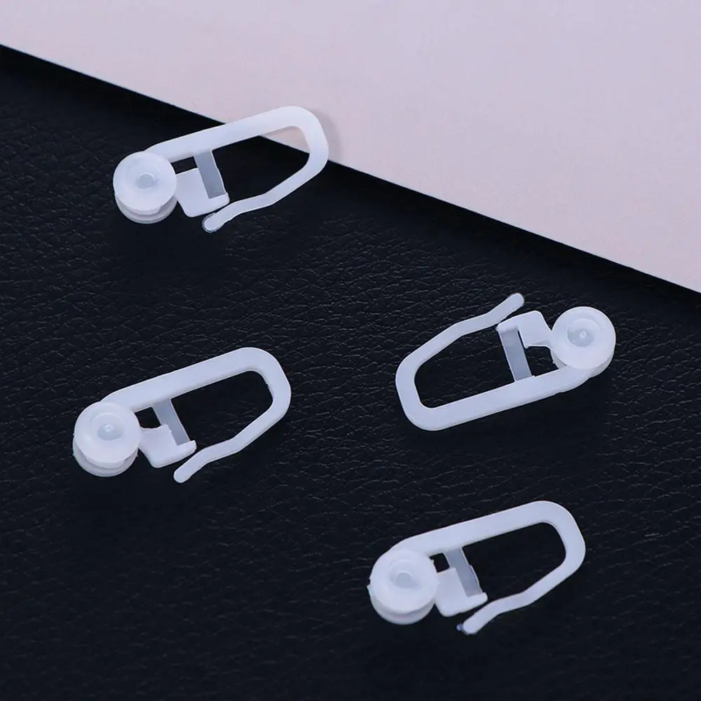 50 pcs Universal Plastic Curtain Hook with Ball Track Hook Bath Curtains Fixing Holders Curtains Accessories Home Decor curtain accessories curtain hooks