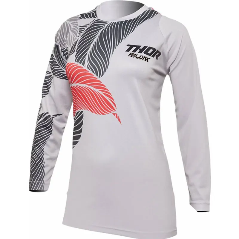 Woman's Motocross Jersey Mtb Downhill Jeresy Mountain Bike Maillot Ciclismo Quick Dry Bike Jersey THOR RAUDAX Woman Jerseys