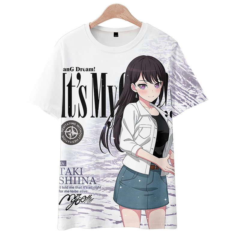 Anime BanG Dream! It's MyGO 3D Printed t shirts Fashion Men/Women