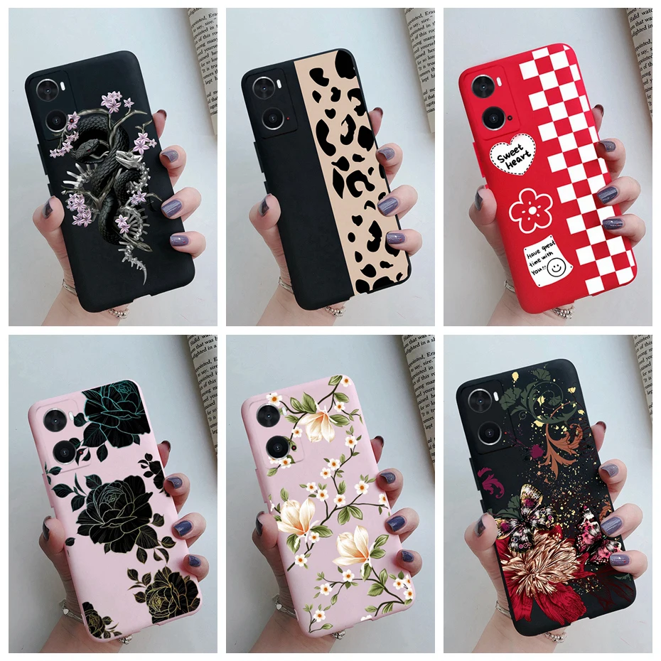 Per Oppo A96 A76 A36 Custodia Cute Leopard Flower Custodia Morbida In Silicone Per Oppo A76 A 36 96 Oppoa76 Oppoa96 Cover Fundas Bumper