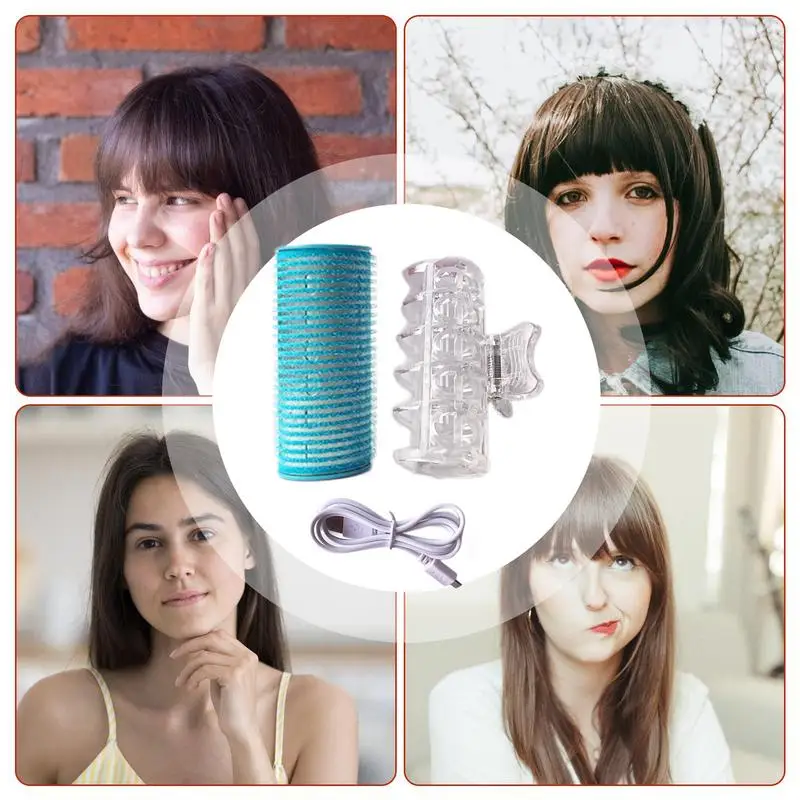 Hot Rollers Hair Curlers Electric Rollers Self-Adhesive Portable Hair Curlers Hair Curling Styling Tools Easily Achieve Flawless