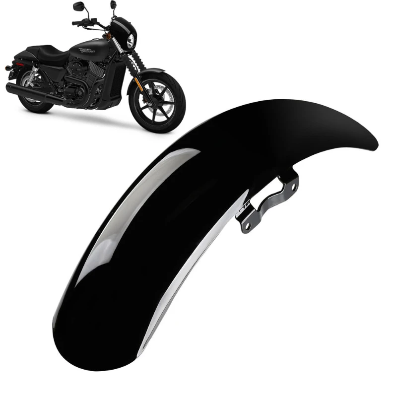 Motorcycle Mudguard Parts Black Front Fender Guard For Ha.l.y Street