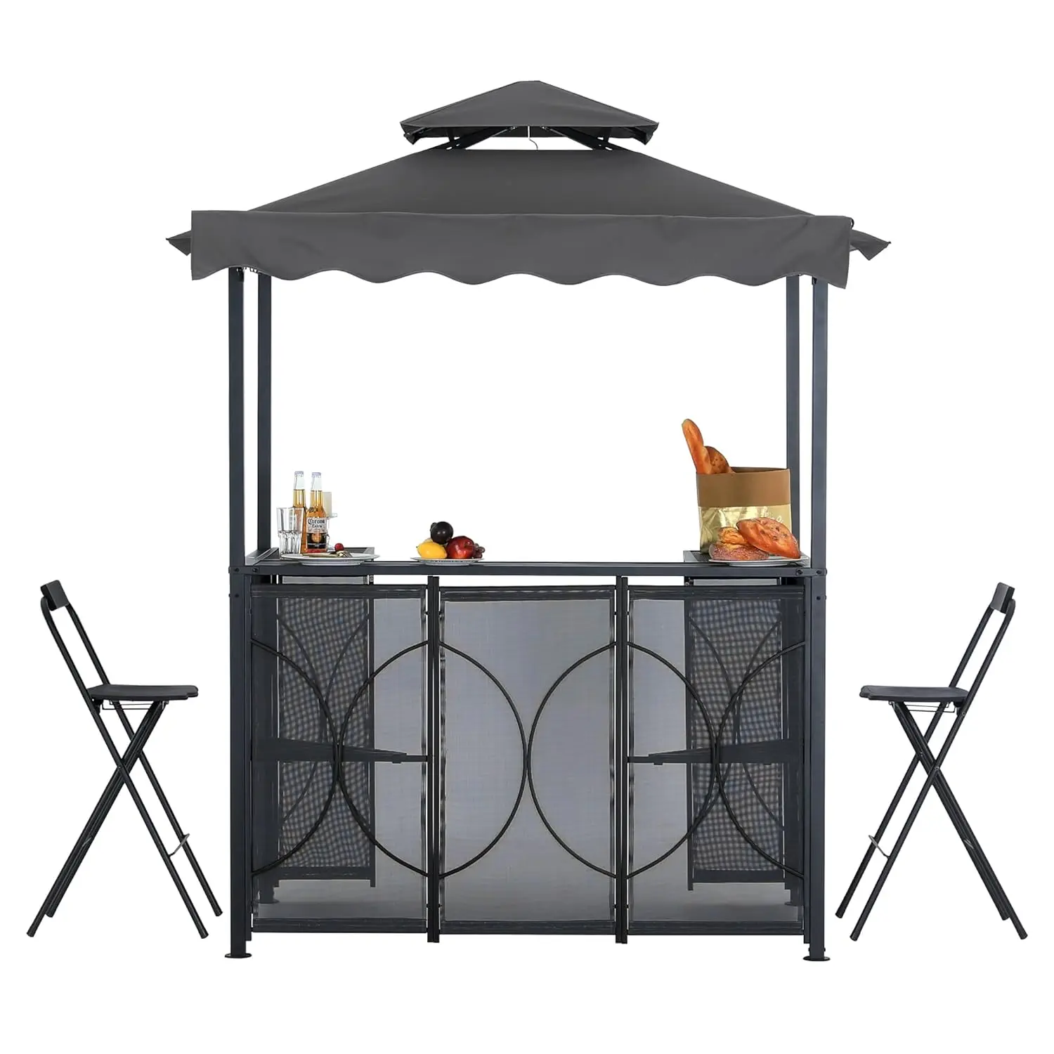 Grill Gazebo with Awning 2