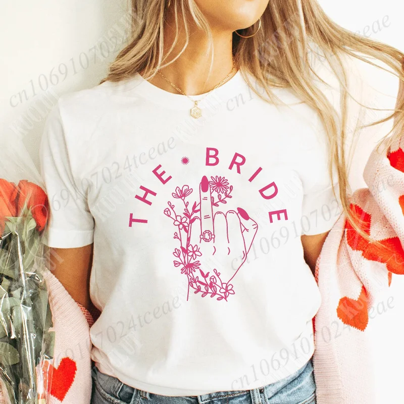 Elegant Bride Squad Graphic T-Shirt - Bachelorette Party & Bridal Shower Edition