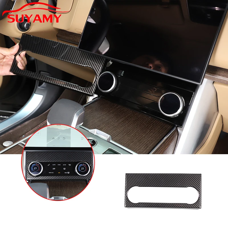 

ABS Car Center Console Air Conditioning Adjustment Frame Panel Cover Trim For Range Rover Vogue 2023-2024 Car Accessories