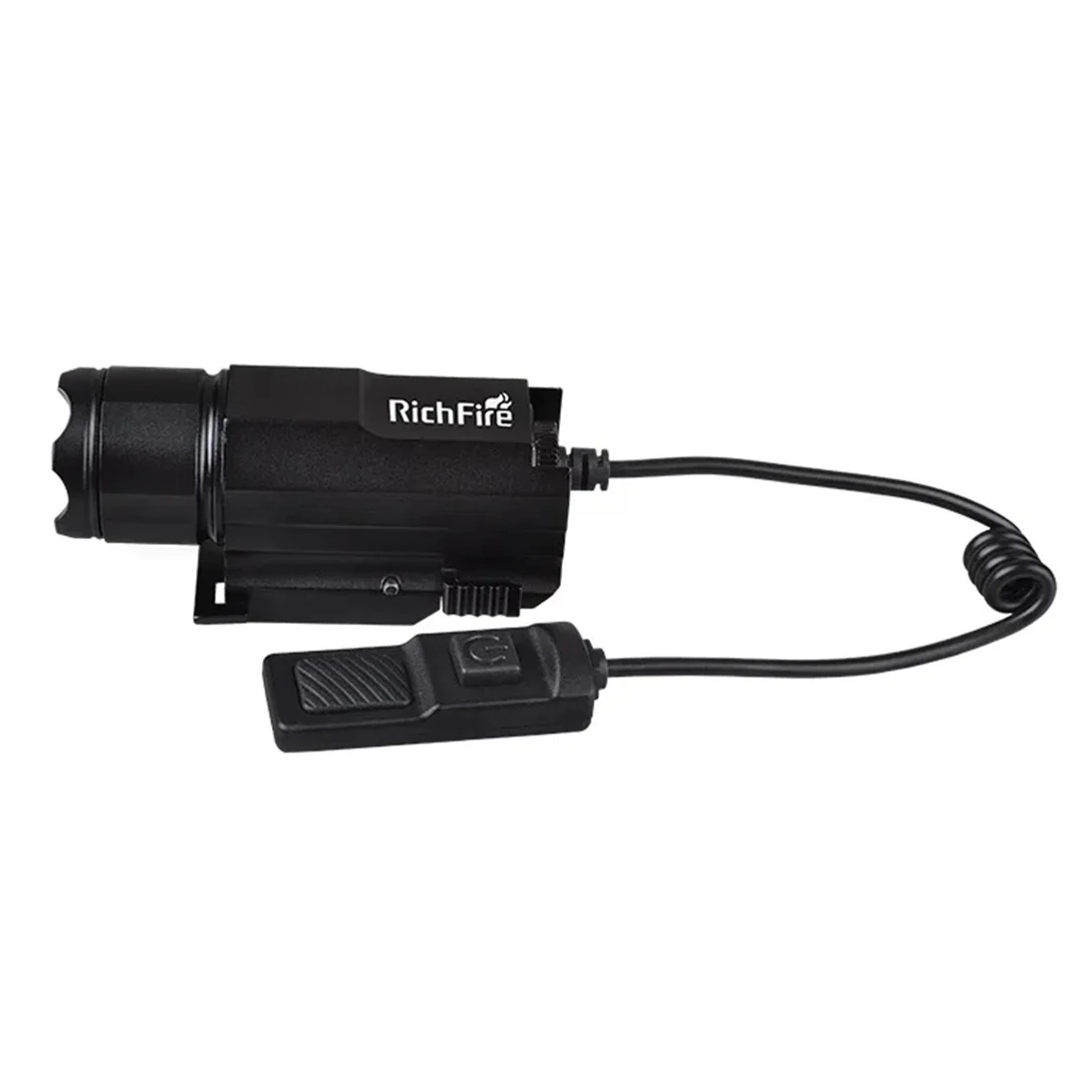 Tactical Aluminum LED Flashlight for Hunting with Picatinny Rail Mount