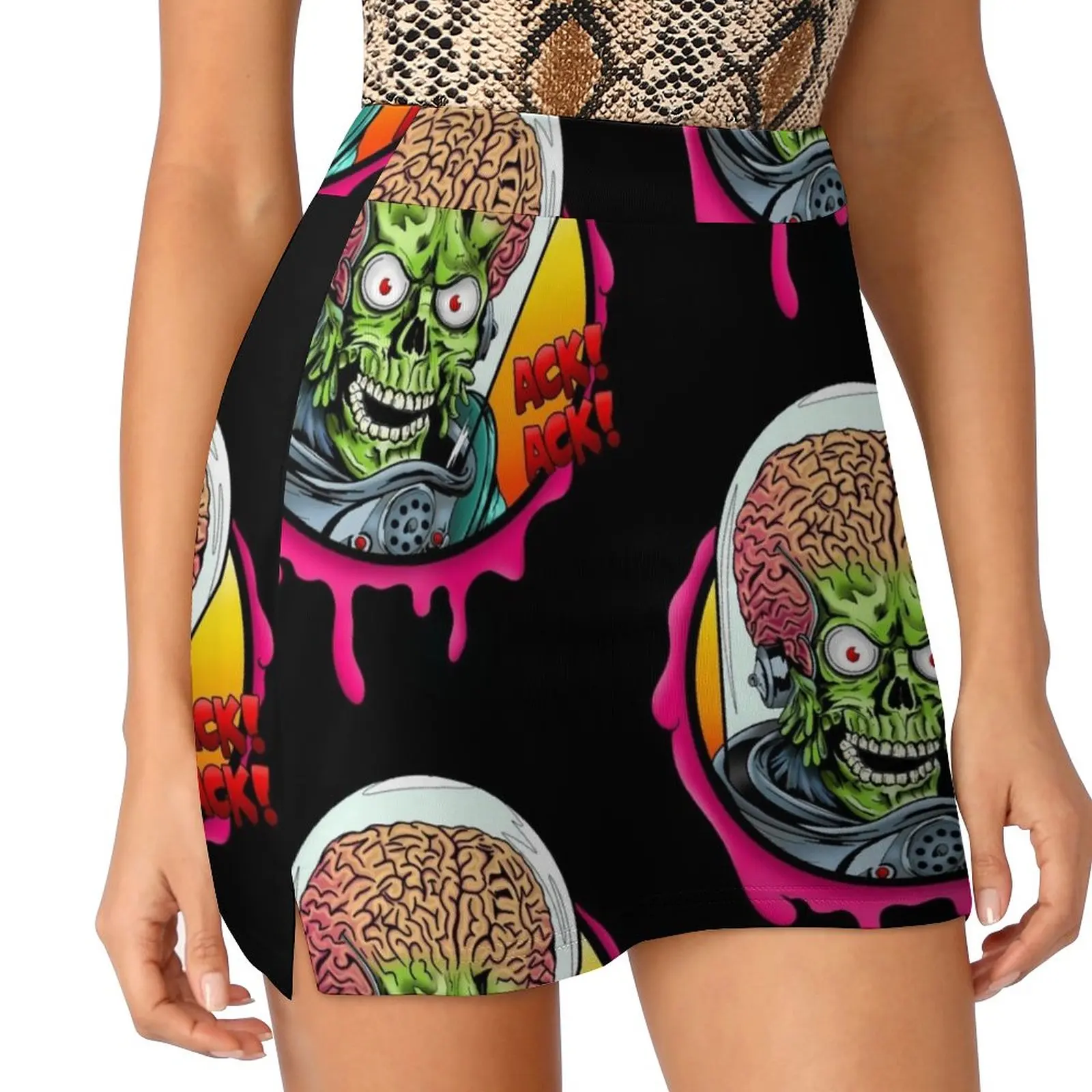 Ack ack Light proof trouser skirt extreme mini dress Woman skirts