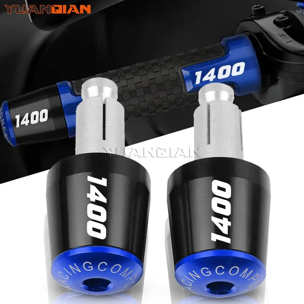 

7/8" 22mm Motorcycle Handlebar Grips Ends Handle Bar Cap End Plug For suzuki GSX1400 GSX 1400 2001-2022 2002 2003 2004 2005 200