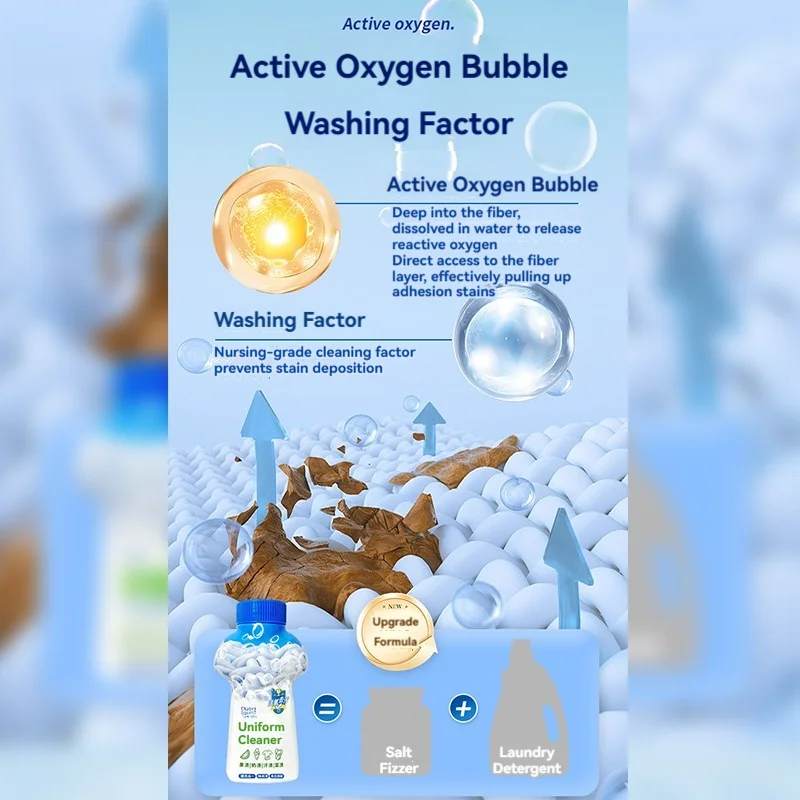 Reactive Oxygen Stain Removal Powder Natural Oxygen Brightener Stain Remover