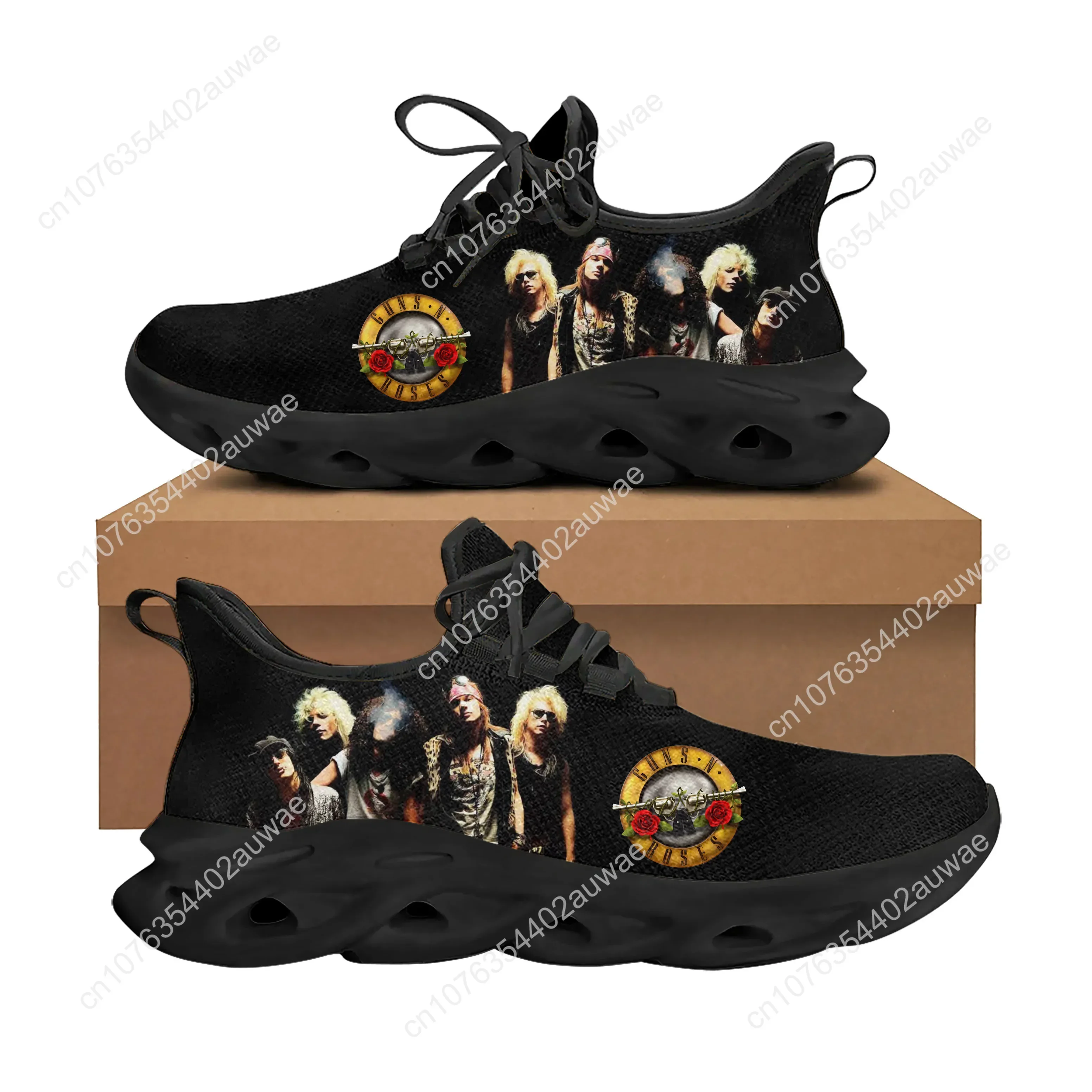 

Guns N Roses Heavy Metal Rock Band Sports Shoes Mens Womens Teenager Children Sneakers Casual Custom High Quality Couple Shoes