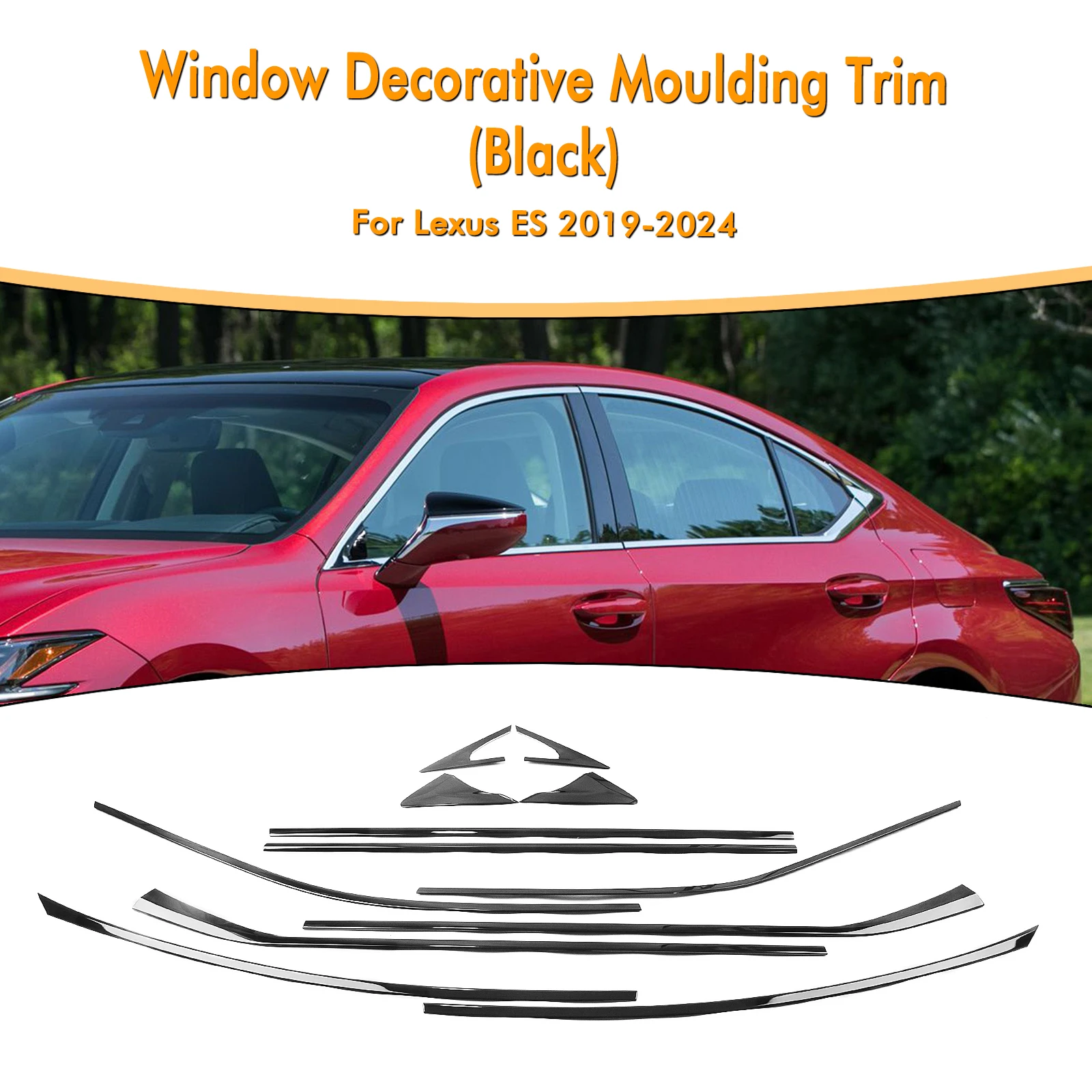 

Уплотнитель оконной отделки для Lexus ES 2019-2024