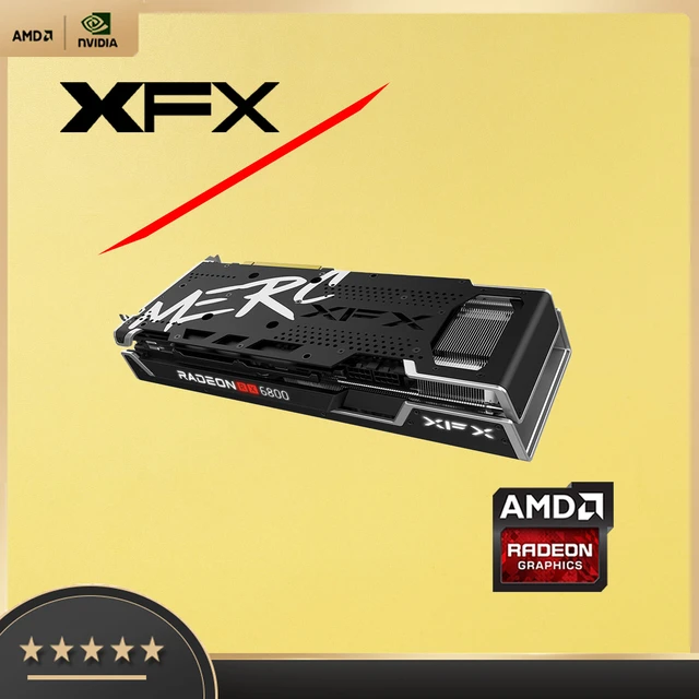 LUCBIT RX 6800XT 16GB New Original Graphics Card RX 6800 Xt Computer 256bit  8+8Pin Better Than RTX 3080 TI Gaming GPU - AliExpress