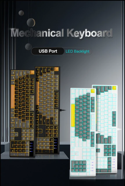 Usb Mechanical Gaming Wired Keyboard | Red Switches Mechanical 